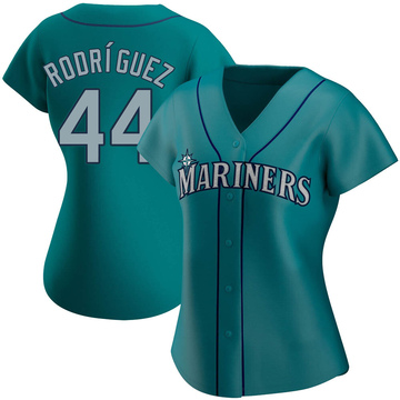 Women's Seattle Mariners Julio Rodriguez Aqua Alternate Jersey - Authentic