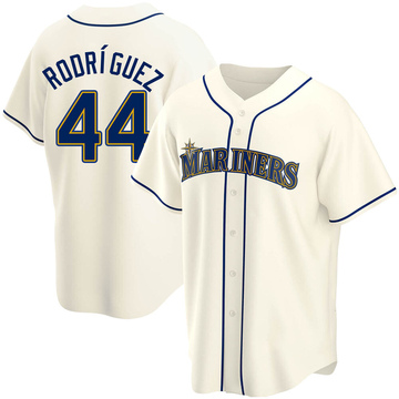 Youth Seattle Mariners Julio Rodriguez Cream Alternate Jersey - Replica